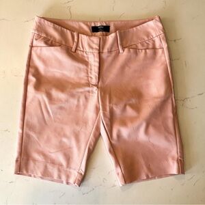 Mossimo Women’s Stretch Dress Shorts Size 4 Pink Blush Versatile Work Casual